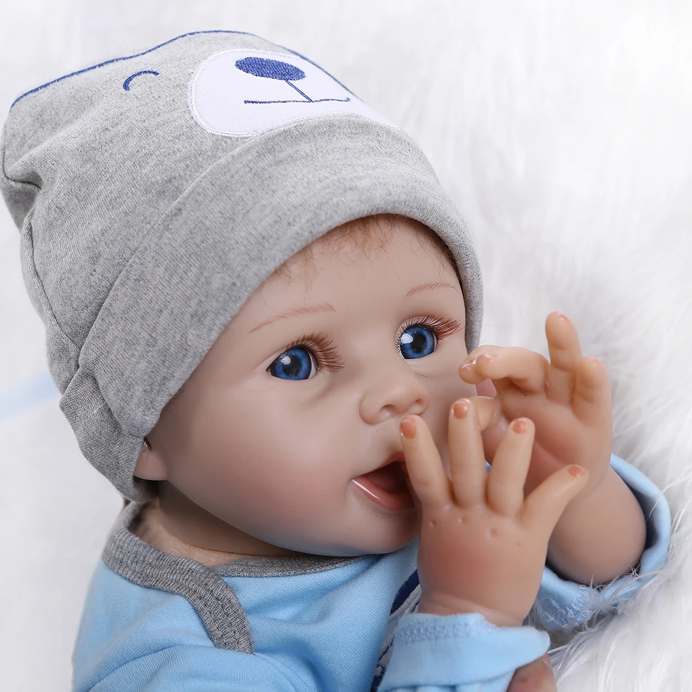 Кукла Reborn NPK Реалистичная кукла reborn для новорожденных мальчиков 55 см/22 дюйма menino