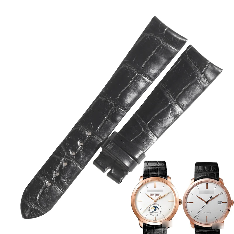 Wentula Cinturini Per Girard-Perregaux 1966 Pelle Di Alligatore/Grana Di Coccodrillo 49525 49535 49527