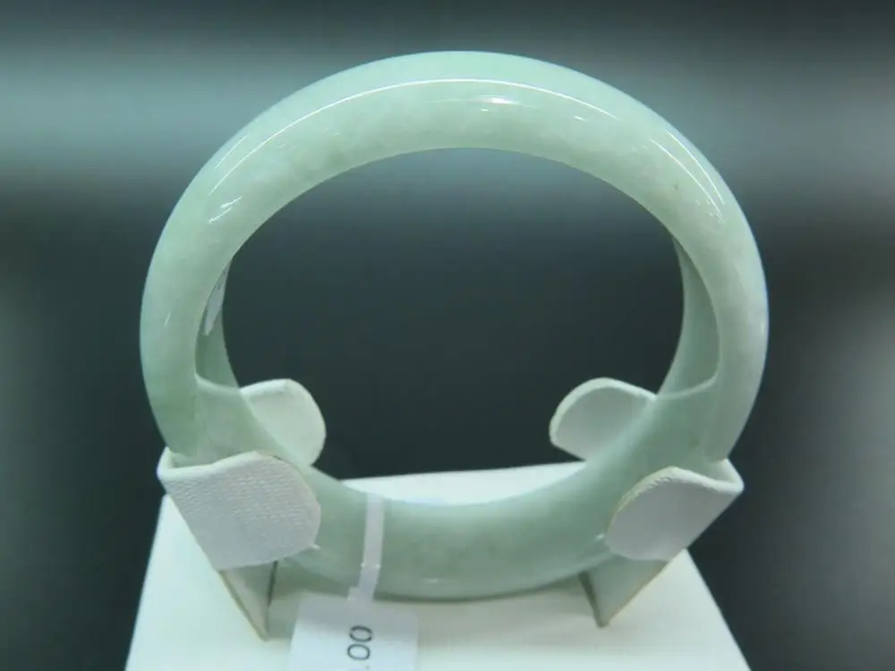 

New Arrives 100% Natural A Grade Aqua Jade (Jadeite) Bangle #2