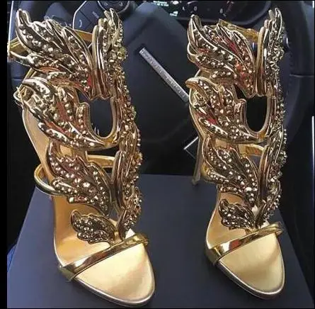 catwalk glitter heels