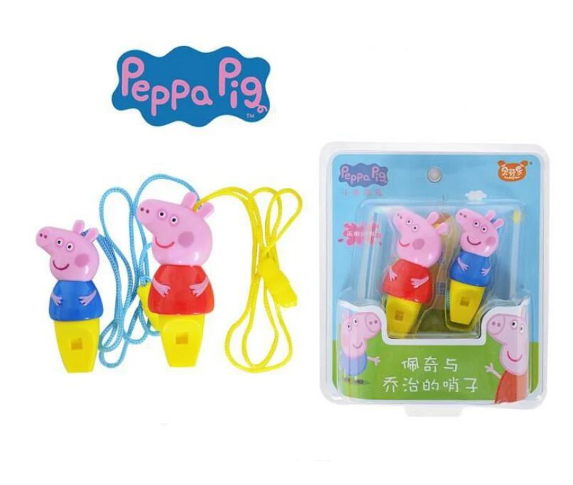 

Without box 2019 Hot Genuine Peppa Pig Peppa George whistle Educational Toy kids TOY gift Promotion! Authentic authorization