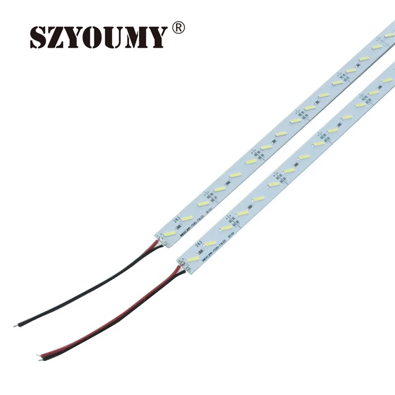 SZYOUMY 1 м 7020 см SMD 100 Led жесткая полоса Свет Белый 72 светодиодов/m высокая яркость оптовая продажа м/лот 150