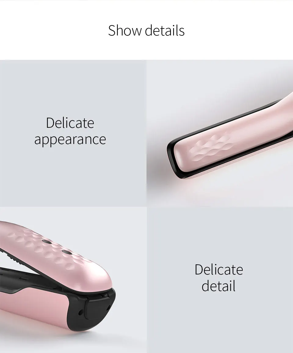 Xiaomi Youpin ENCHEN беспроводной мини два применения палка для волос Большая емкость отрицательная клемма аккумулятора ионизация волос Уход снижение травм