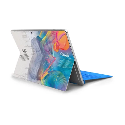 Наклейки для ноутбука для microsoft Surface Pro 4 Pro 5 Pro 6 красочная наклейка для ноутбука Виниловые наклейки для Surface Pro 4 5 6 - Цвет: SPS-16(070)