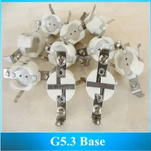 Аксессуары к осветительным приборам G5.3 GU5.3 керамическая основа лампа держатель Разъем 200 шт