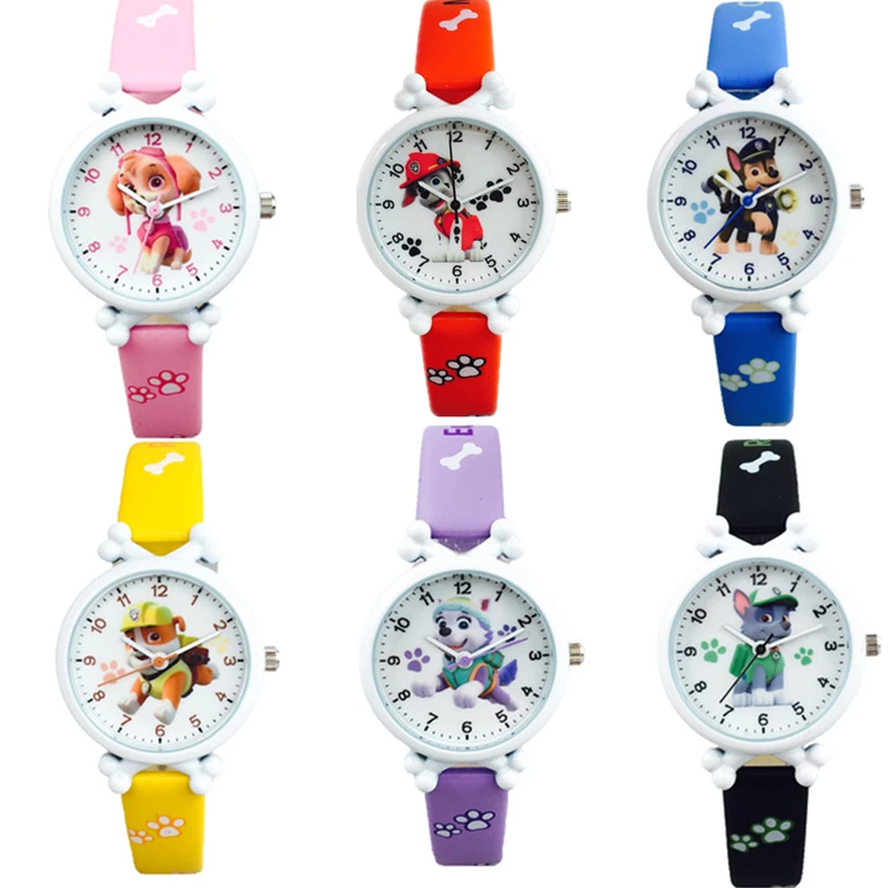 Paw patrol digital watch time Develop intelligence Learn Dog Everest Action Anime font b Figure b