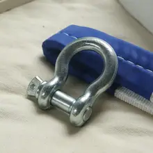 LULU сережки 3/4 1 упаковка D-rings Сережка прочная буксировочная d-кольца для захватывающего ремня и рекуперации грузовиков и буксировочного ремня