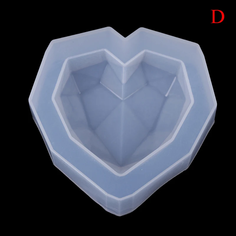 Любовь силиконовая форма-Сердце 3D Сердце гипсовый ароматический гипсовый силиконовые формы для украшения автомобиля Свеча «сделай сам» формы из смолы