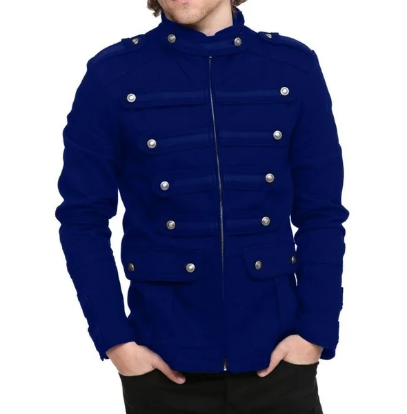 Мужская Готическая военная куртка в стиле стимпанк, ручная работа, винтажный стиль, куртка, пальто, Осень-зима, верхняя одежда, пальто, модный костюм для косплея