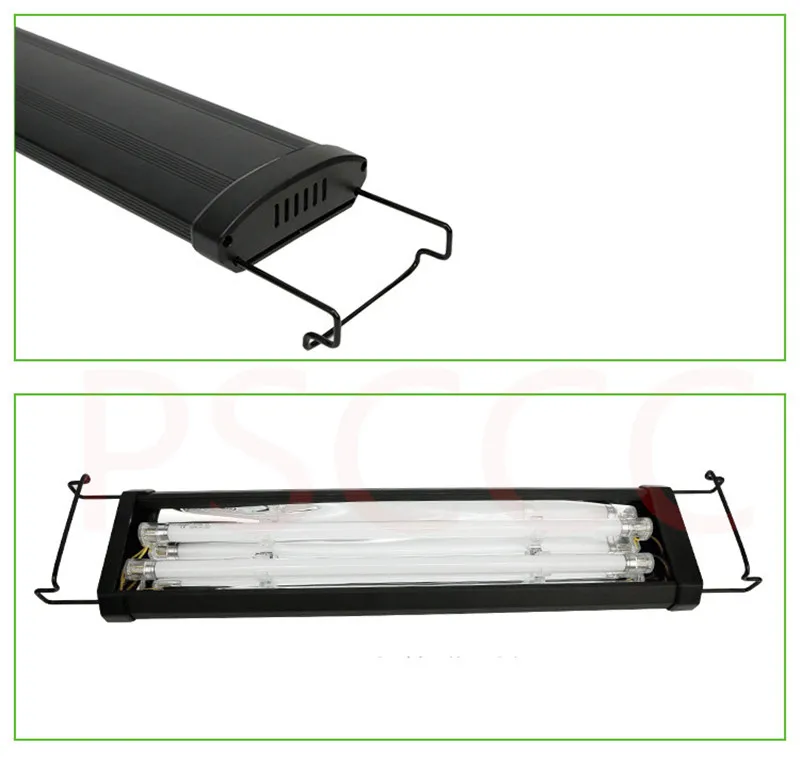 Полный спектр T5HO аквариумные травы мох лампы. Двухтрубный держатель лампы для овощей Коралл водной травы аквариум светильник