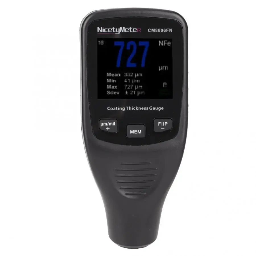 

CM8806FN High Accuracy Digital Coating Thickness Gauge Meter Car Paint Tester Meter Thickness Tester