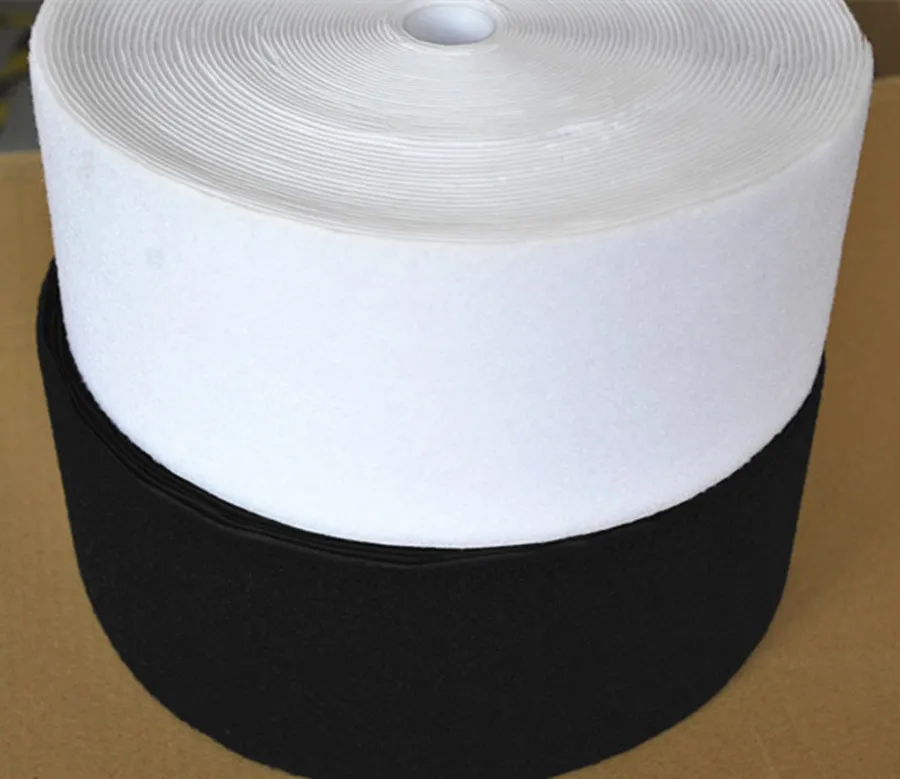 6''(150mm)Width x 1metre .General Sewing fatening Tape, Sew on hook and loop white or blackin