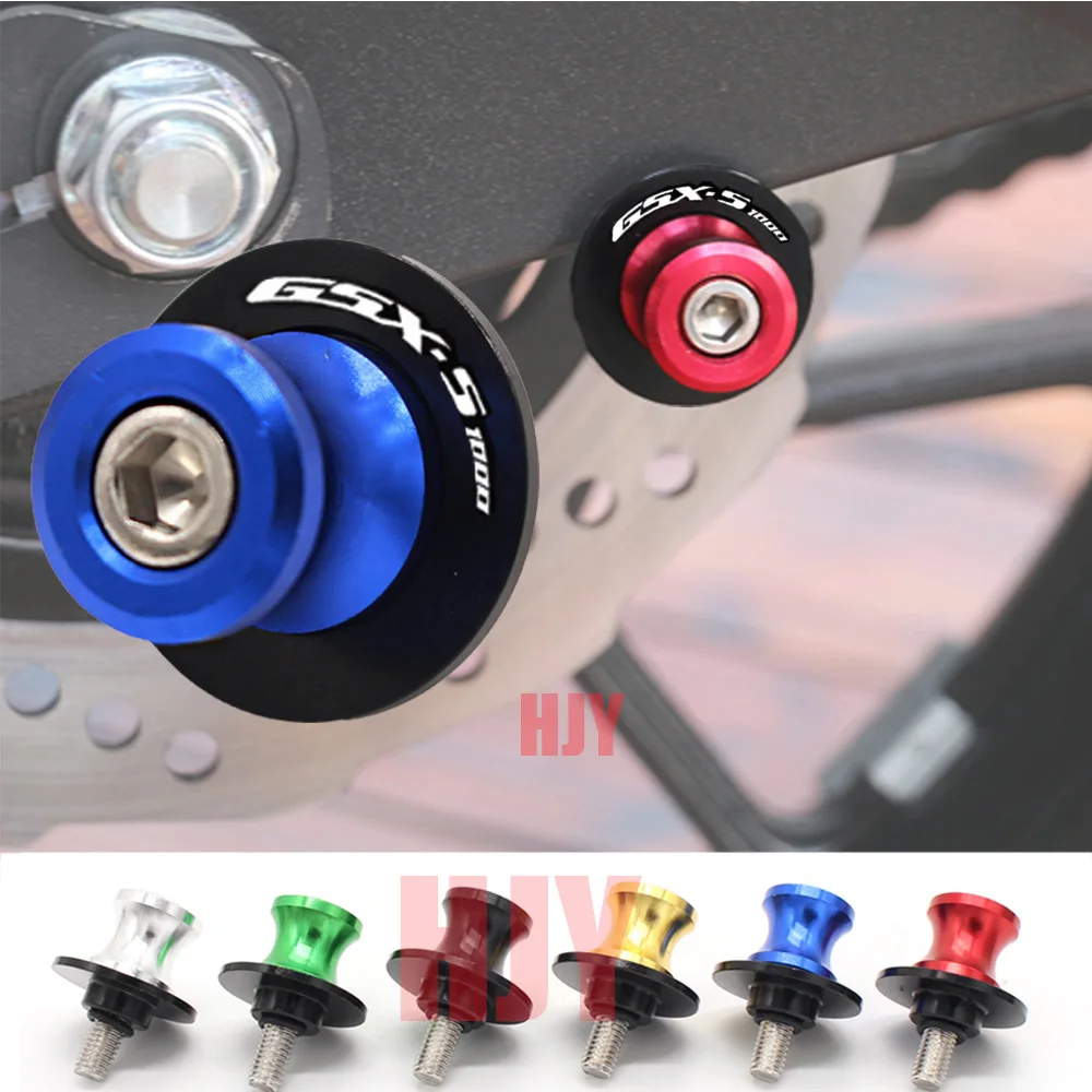 

For SUZUKI GSX-S1000 Motorcycle Swingarm Spools Slider Stand Screws M8 With Logo(GSX-S1000)
