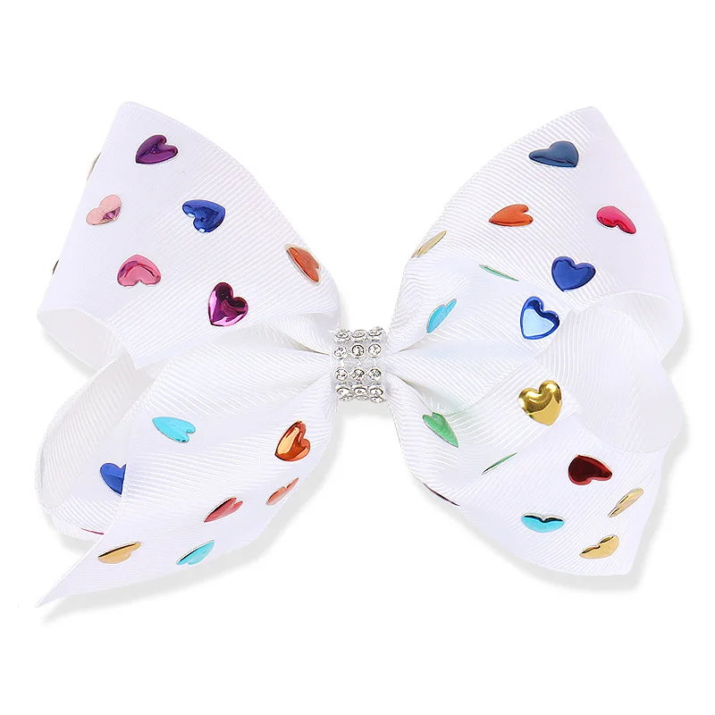 Creative Big Hair Bow Clip Claws For Kids Girls Sequin Knot Bow