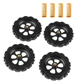 

3D Printer Upgraded Big Hand Twist Leveling Nut for Creality CR-10/10S, CR-10 Mini,Ender-3 (Pack of 4) + 4x Compression Mould Di