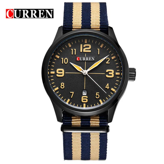 

Relogio Masculino CURREN Popular Brand Watch Men Luxury Casual Male Watches Men Clock Men's Sports Quartz-Watch Men Watches 8195