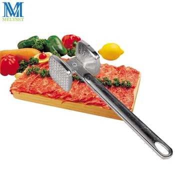 

Two Sides Aluminum Alloy Meat Hammer Loose Meat Tenderizer Pounders Beef Steak Hammer Kitchen Tools