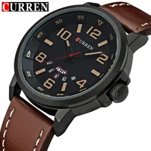 CURREN Hommes Montres Top Marque De Luxe Hommes Sport Montres Mode Casual Montre À Quartz Hommes Montre-Bracelet Militaire Mâle Relogio 8240