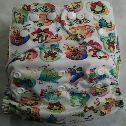 Многоразовые моющиеся Детские ткань пеленки двойной ряд снимки могут быть регулируемый Детские подгузники для 3-13 кг ребенка 20 компл./лот OS