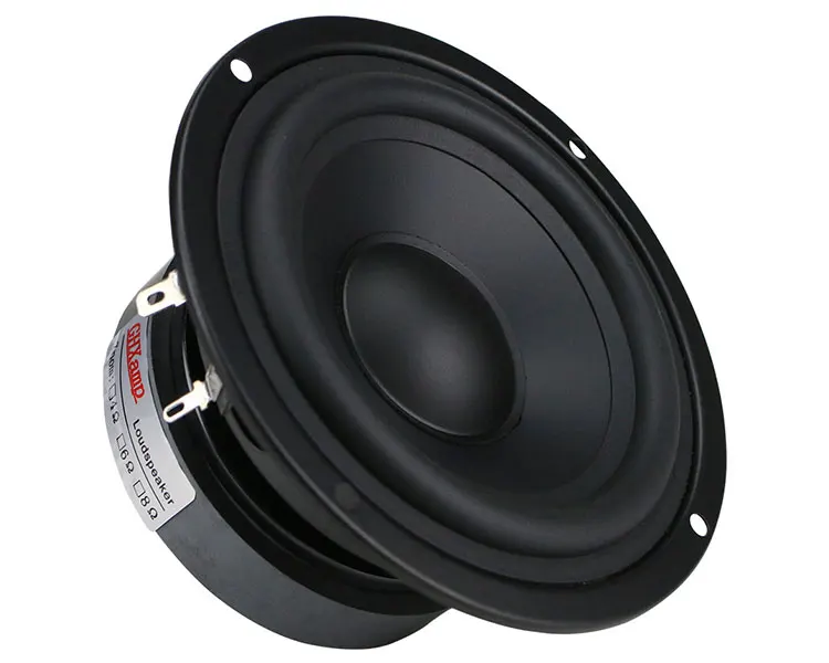 Alto-falante de Alta Médio para Estante Borda de Borracha de Áudio do Carro Ghxamp Polegada Fidelidade Mid-bass 80w 115mm Alto-falante Woofer 1pc 4.5 8 mid-bass 80w 115mm alto-falante woofer médio para