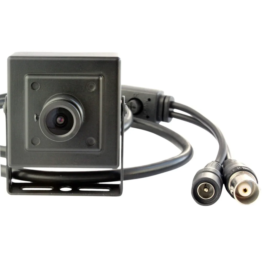 ELP CMOS 720P HD 1.0MP CCTV AHD Camera Security Video Analog Mini with black Metal Housing and 3.6mm Lens for Indoor | Безопасность и