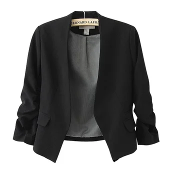 

Ladies Blazer Long Sleeve Blaser Women Suit jacket Female Feminine Blazer Femme Pink Blue White Black Blazer Autumn