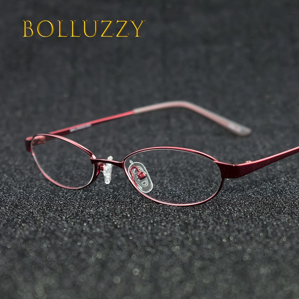 Small Metal Eyeglasses Frames For Women Optical Full Rim Business Eye