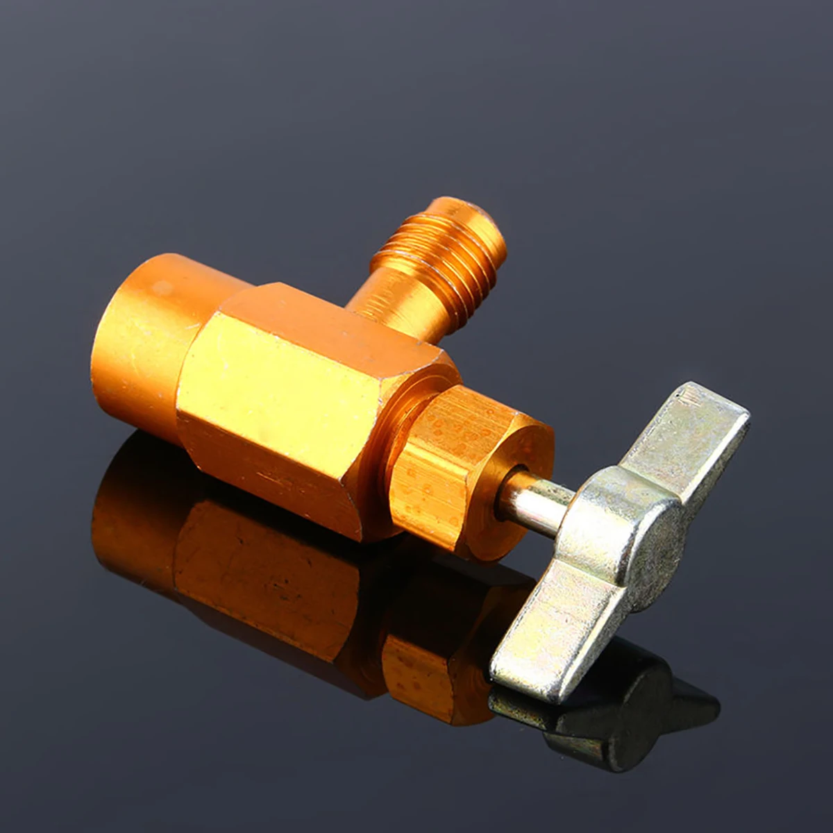 1pc x AC R-134a Refrigerant Tap Can Dispensing 1/2" ACME Thread Valve M16 Thread