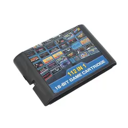 112 в 1 патрон игры 16 бит карточная игра для sega Mega Drive MD для Megadrive для Genesis игровой консоли станок
