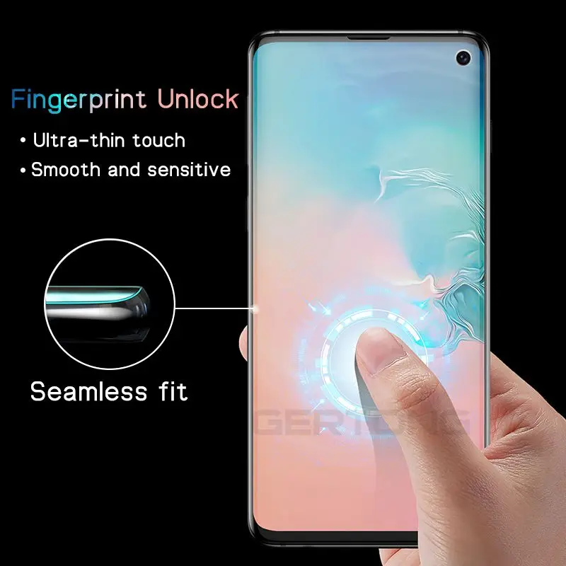 9D мягкое закаленное стекло для samsung Galaxy S8 S9 Plus Note 8 9 Гидрогелевая пленка для samsung S10E s10 полное покрытие экрана протектор