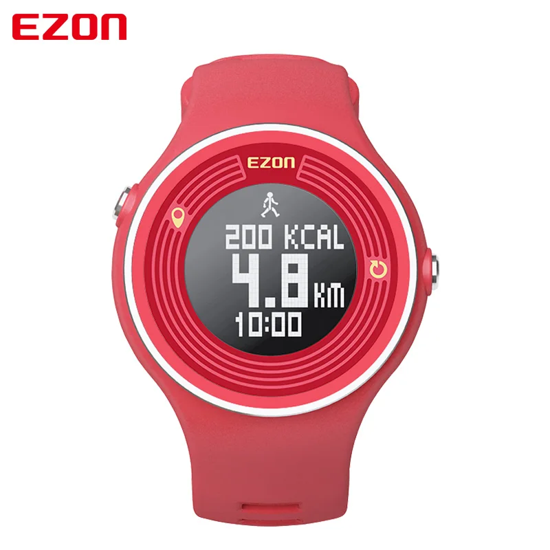 EZON multifunction smart casual sports men and women 50m waterproof watch electronic pedometer running chronograph watch