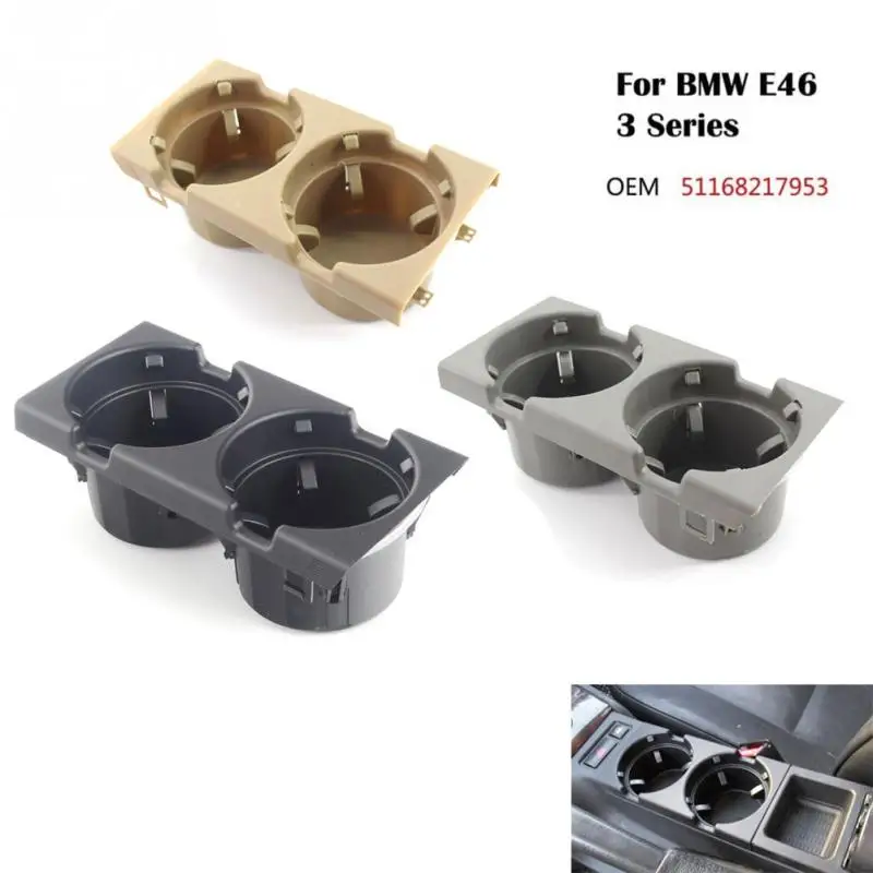

GZ.H E46 H Front Console Dual Drink Cup Holder For 1999-2005 BMW E46 3 Series 99-05 51168217953