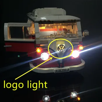 

Upgraded Led Light Kit For Creator Volkswagen T1 Camper Van Light Set Compatible With 10220 And 21001 (Not Include Model)