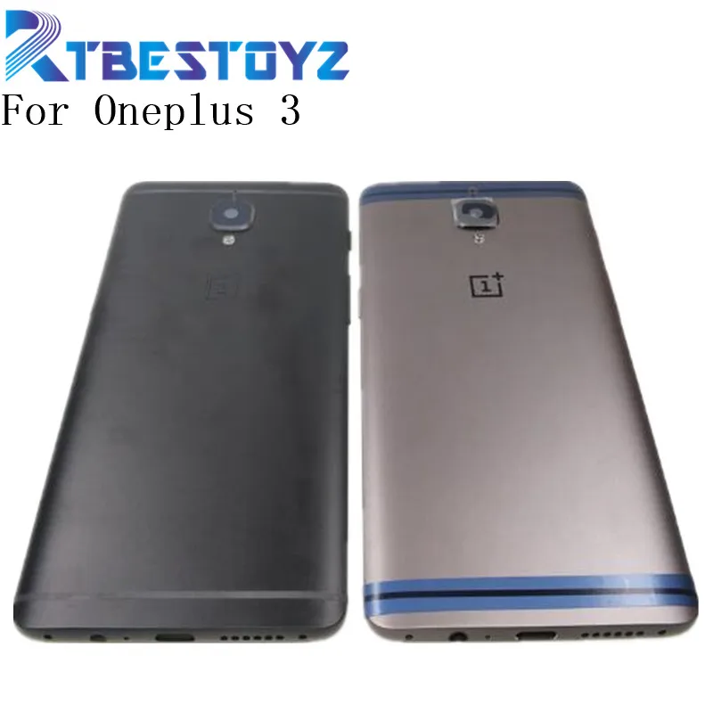 

Battery Metal Aluminum Back Cover For Oneplus 3 3T Housing Case With Camera Lens + Power Volume Buttons