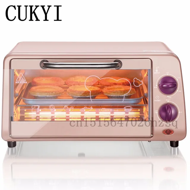 Special Price CUKYI 9L electric oven home mini oven  timing small oven baking machine fish biscuit cake 800w