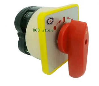 

Rotary switch 3 postion 550V 16A 1 pole LW5-16/1B self recover Momentary universal changeover cam switch silver contact