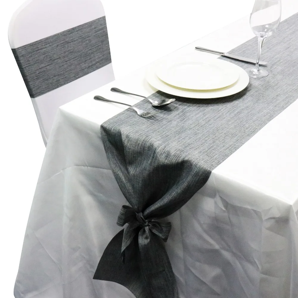 

1pcs European-style Linen Table Runner Flag Cover for Hotel Restaurant Banquet Home Christmas Party Tablecloth Decoration Suppli
