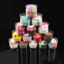 100 шт бумажные стаканчики для торта, шоколада, анти-кремового цвета, свадебные бумажные пеналы для кексов, обертка для выпечки, чашки для кексов, кухонные вечерние принадлежности