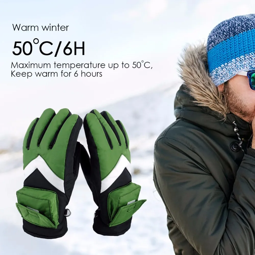 Электрические нагревательные перчатки мотоциклетные перчатки ночной светоотражающий задний зимний флисовый теплый сноуборд лыжные перчатки Handwear