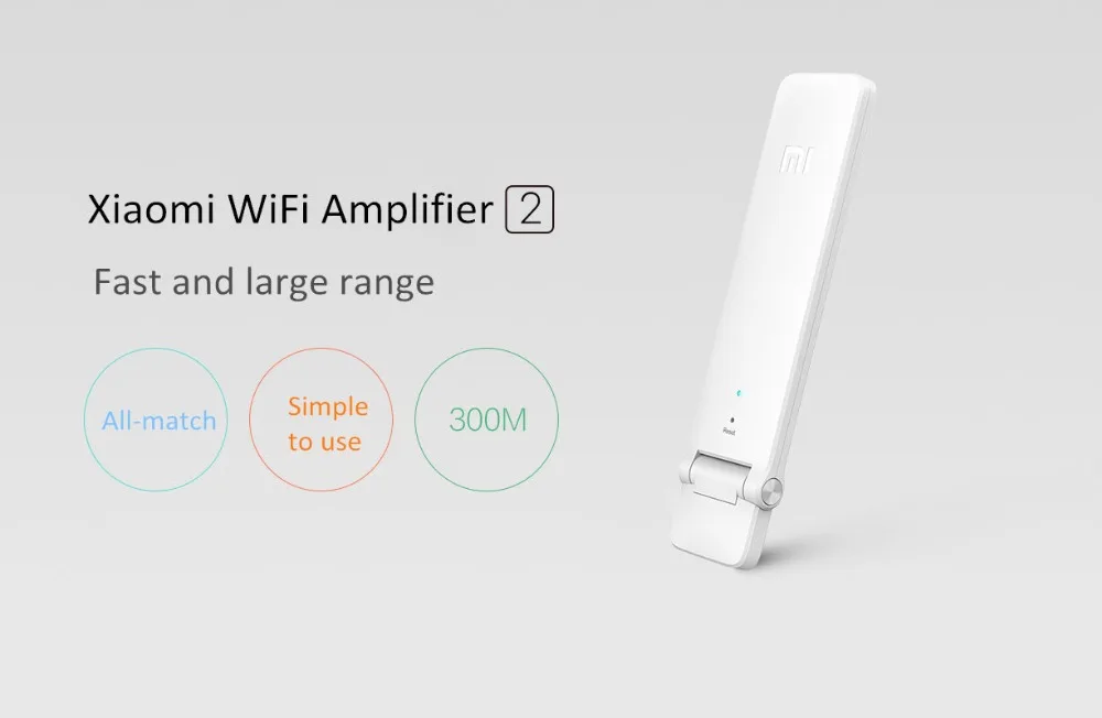 Xiao mi WiFi усилитель 2 mi 300 Мбит/с расширитель беспроводной маршрутизатор mi ni Wi-Fi ретранслятор сетевой расширитель USB мощность Универсальный Repitidor