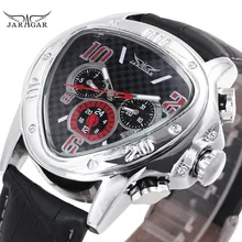 Fashion Luxury Men Automatic Mechanical Wrist Watches Top Brand WINNER Triangle Men’s Watches 3 Sub-dials 6 Hands reloj hombre