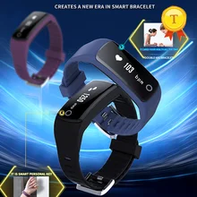 Точный монитор сердечного ритма с двумя ЧИПАМИ функция NFC смарт-браслет монитор артериального давления анти-потеря трекер Браслет спортивный браслет