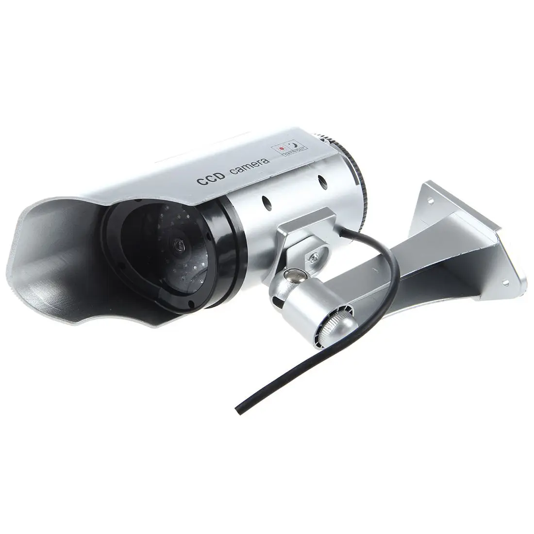 UDC 4 silver Fake Security Camera with 30 Illuminating LEDs (Silver)in