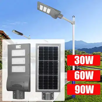 

New All-in-one Solar Power 30W/60W/90W Solar Street Light PIR Motion Sensor Waterproof Outdoor Garden Road Street Pathway Lamp