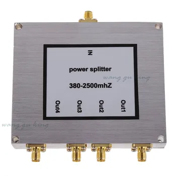 

4-Way SMA Power Divider GSM CDMA 3G Signal Booster Splitter 380-2500MHz SMA Female Signal Repeater Divider RF SMA Connector