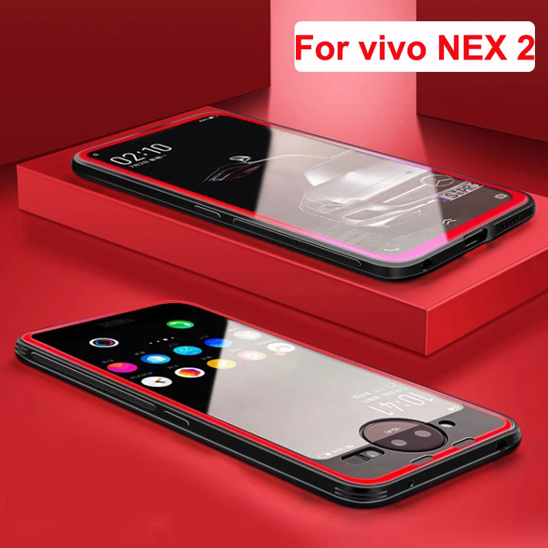 Чехлы для телефонов Vivo Nex двойной экран чехол 2 роскошное закаленное стекло