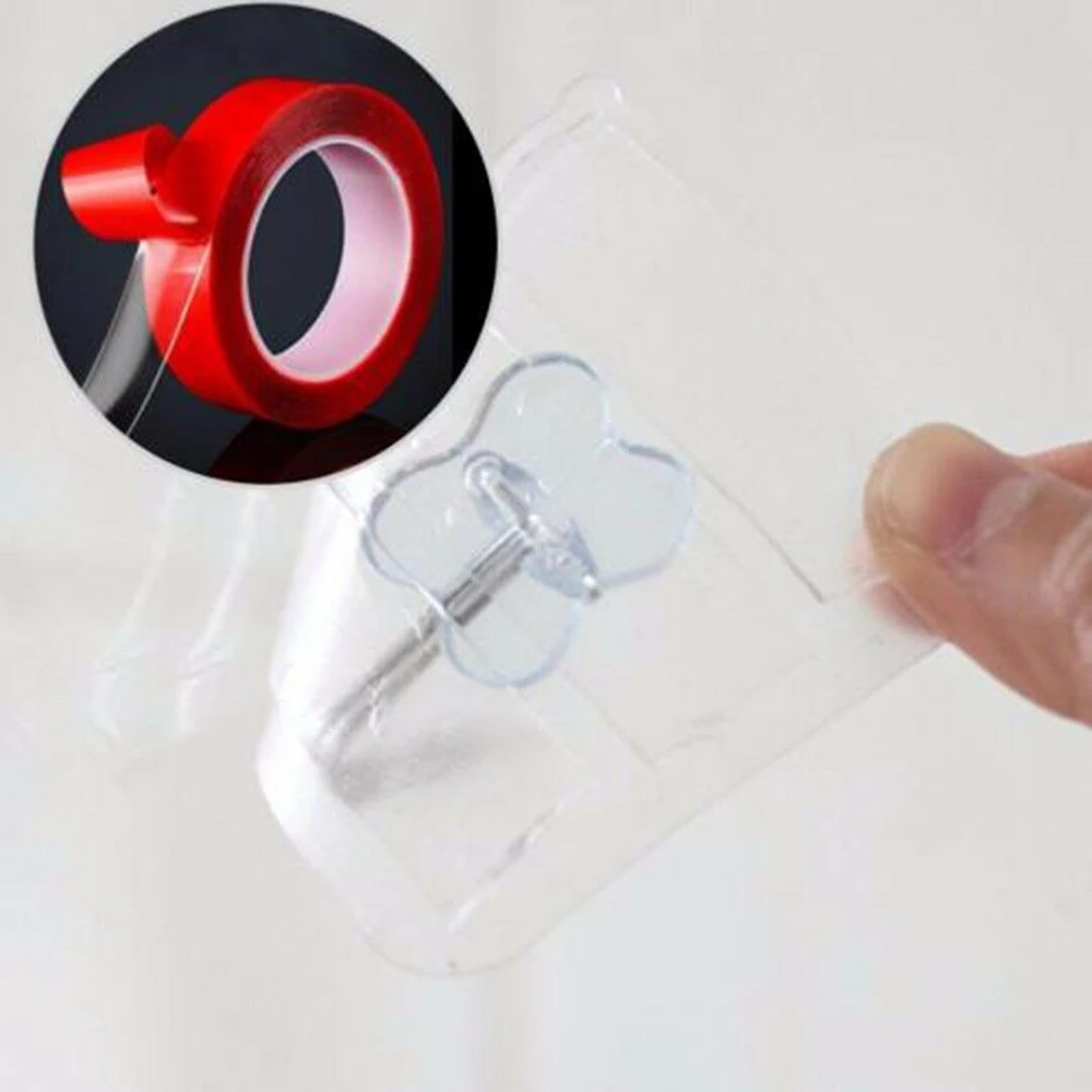 Новая красная пленка Двухсторонняя клейкая лента прозрачная акриловая супер липкая двухсторонняя лента для ремонта сотового телефона