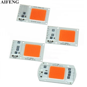 

AIFENG Led Grow Light Chip 15W 20W 30W 50W Full Spectrum 380nm-840nm AC220V DIY For Hydroponics Greenhouse Plant Growth COB Chip