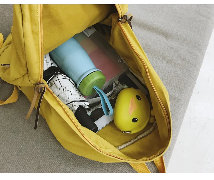 Menghuo Women Backpack for School Teenager Girls Vintage Stylish School Bag Ladies Cotton Fabric Backpack Female Bookbag Mochila (64)