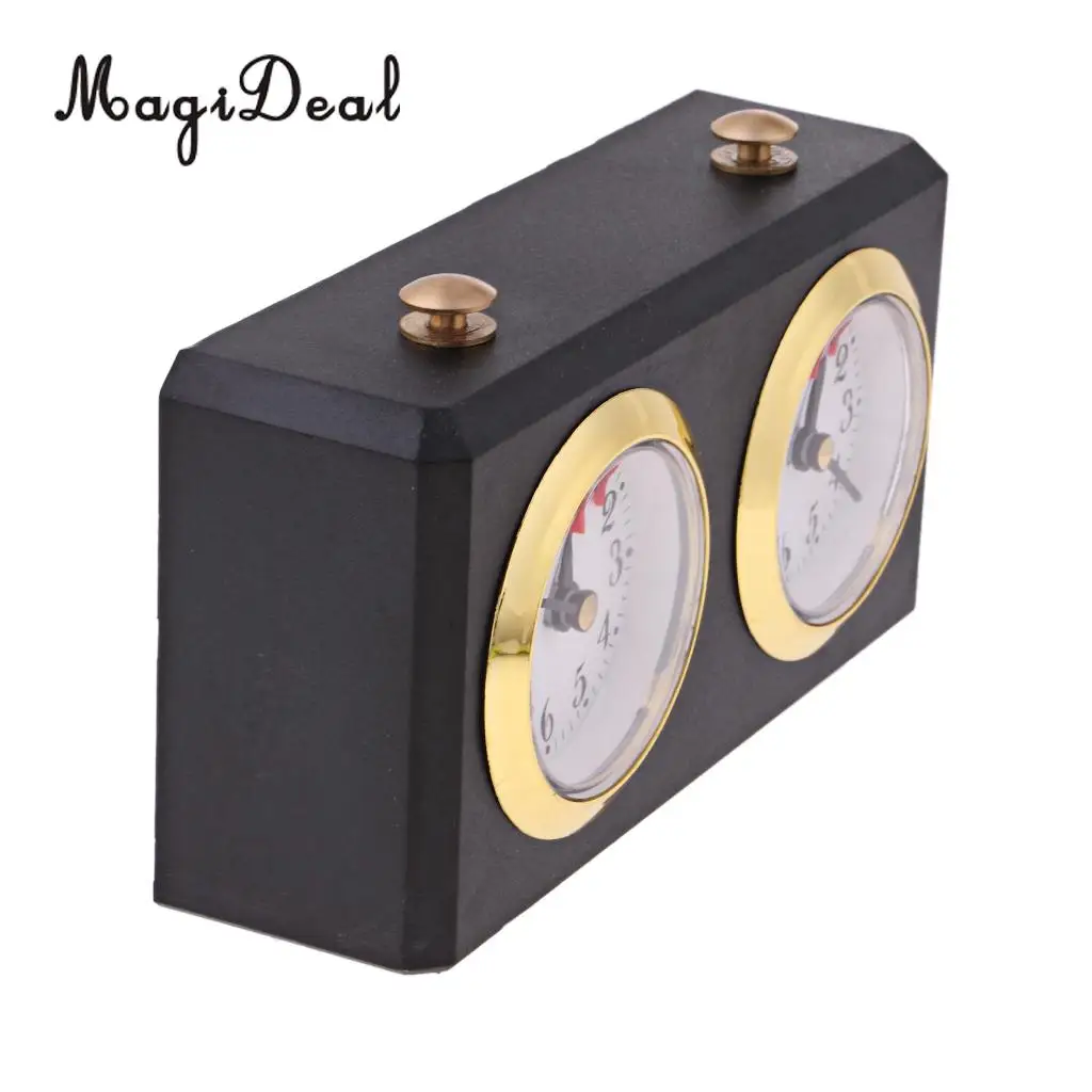 MagiDeal 1Pcs International Chess Game Competition Wind up Count Up Down Timer Wind Up Chess Clock -Camping Hiking Birthday Gift